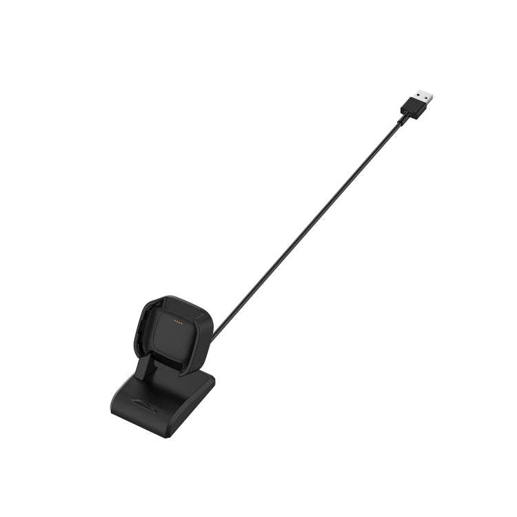Smartwatch Replacement USB Charger Charging Dock Adapter for Fitbit Versa 2, Cable Length: 1m(Black)