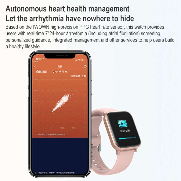 CS201 Fashion Sports IP68 Waterproof Smart Bluetooth Watch, Support Heart Rate Monitoring & Blood...