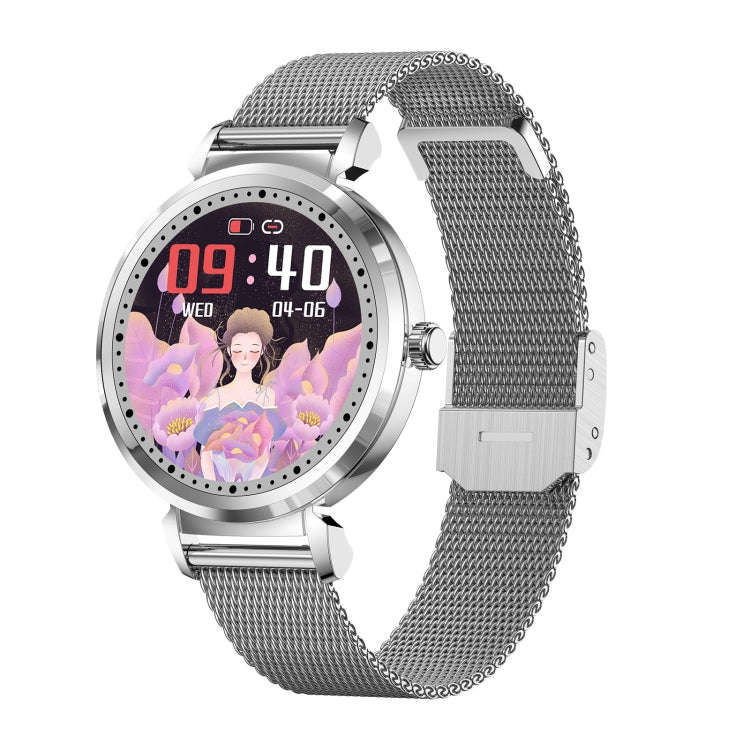 KC06 Women Menstrual Period Smart Watch Bracelet, Blood Pressure / Heart Rate Monitoring, Steel S...