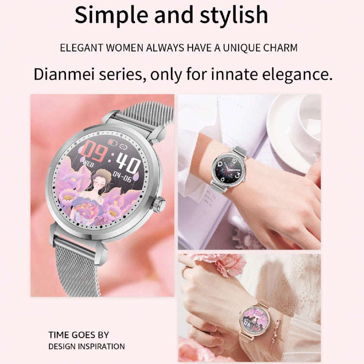 KC06 Women Menstrual Period Smart Watch Bracelet, Blood Pressure / Heart Rate Monitoring, Silicon...