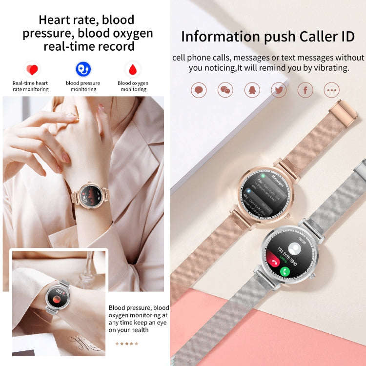 KC06 Women Menstrual Period Smart Watch Bracelet, Blood Pressure / Heart Rate Monitoring, Silicon...