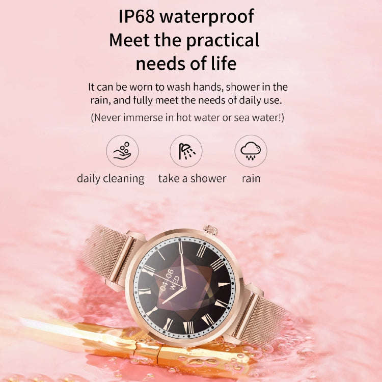 KC06 Women Menstrual Period Smart Watch Bracelet, Blood Pressure / Heart Rate Monitoring, Silicon...