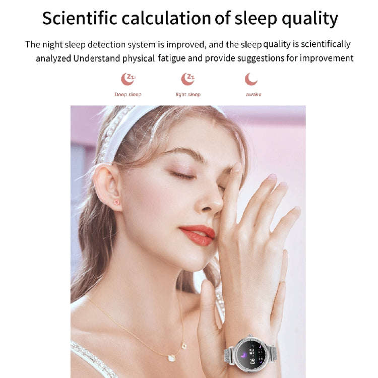 KC06 Women Menstrual Period Smart Watch Bracelet, Blood Pressure / Heart Rate Monitoring, Silicon...