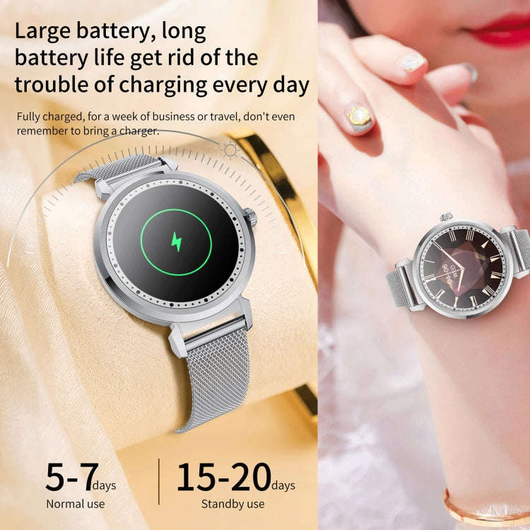 KC06 Women Menstrual Period Smart Watch Bracelet, Blood Pressure / Heart Rate Monitoring, Silicon...