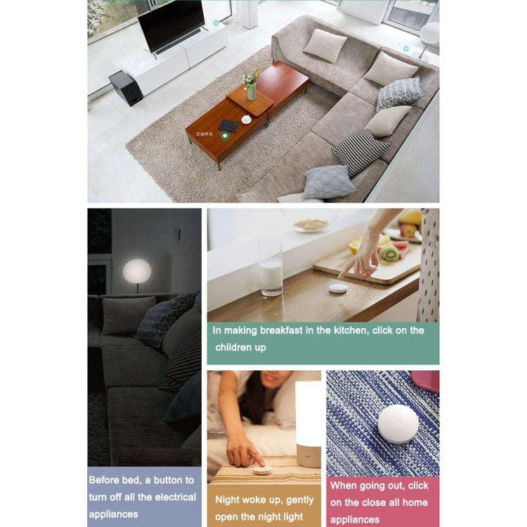 Original Xiaomi Mijia Intelligent Mini Wireless Switch for Xiaomi Smart Home Suite Devices,,with ...
