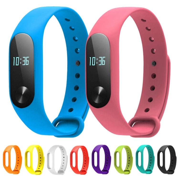 For Xiaomi Mi Band 2 (CA0600B) Colorful Wrist Bands Bracelet, Host not Included(Blue)