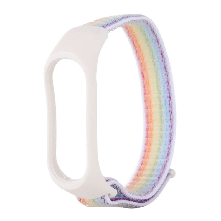 Smart Watch Nylon Woven Watch Band for Xiaomi Mi Band 3 / 4(Colour)