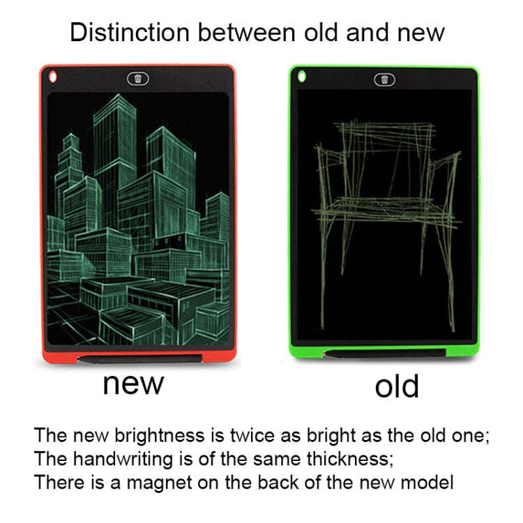 Portable 12 inch LCD Writing Tablet Drawing Graffiti Electronic Handwriting Pad Message Graphics ...