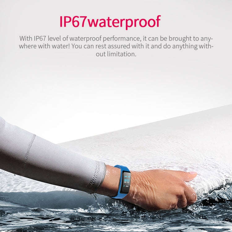 CHIGU C1Plus Fitness Tracker 0.96 inch IPS Screen Smartband Bracelet, IP67 Waterproof, Support Sp...