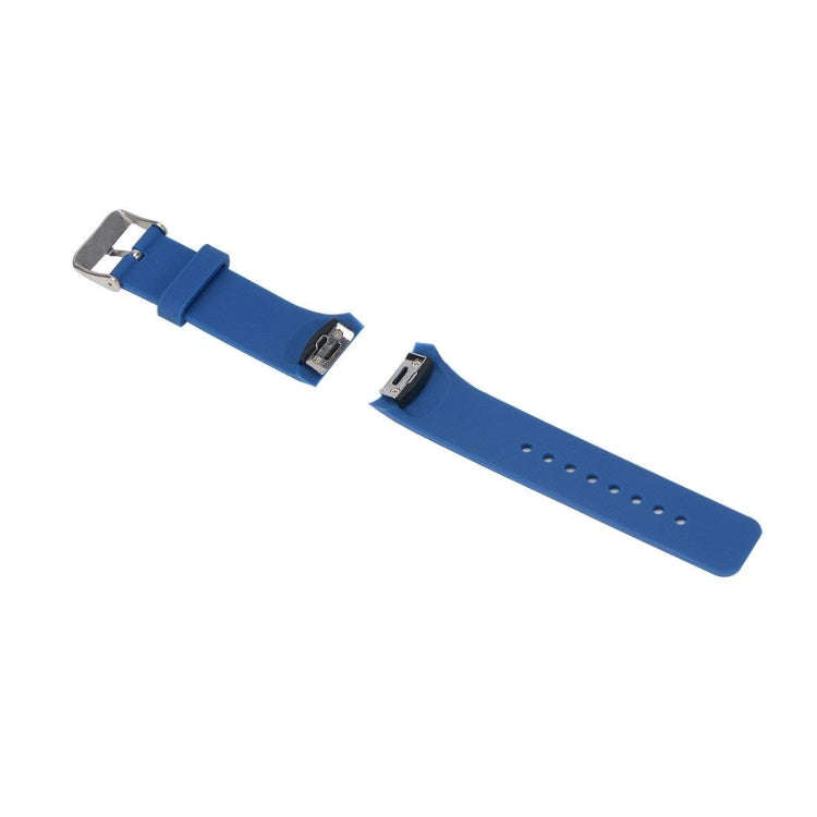 Solid Color Watch Band for Galaxy Gear S2 R720(Dark Blue)