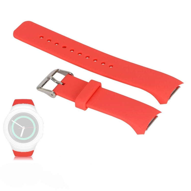 Solid Color Watch Band for Galaxy Gear S2 R720(Melon Red)