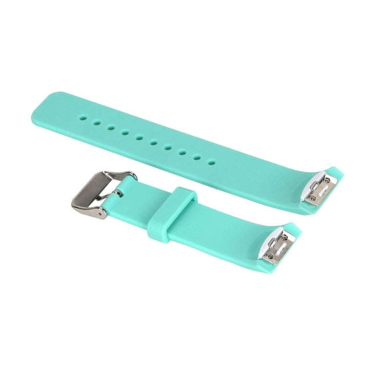 Solid Color Watch Band for Galaxy Gear S2 R720(Cyan)