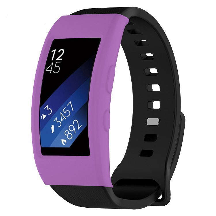 For Galaxy Gear Fit2 / Fit2 Pro R360 Watch Protective Case(Purple)