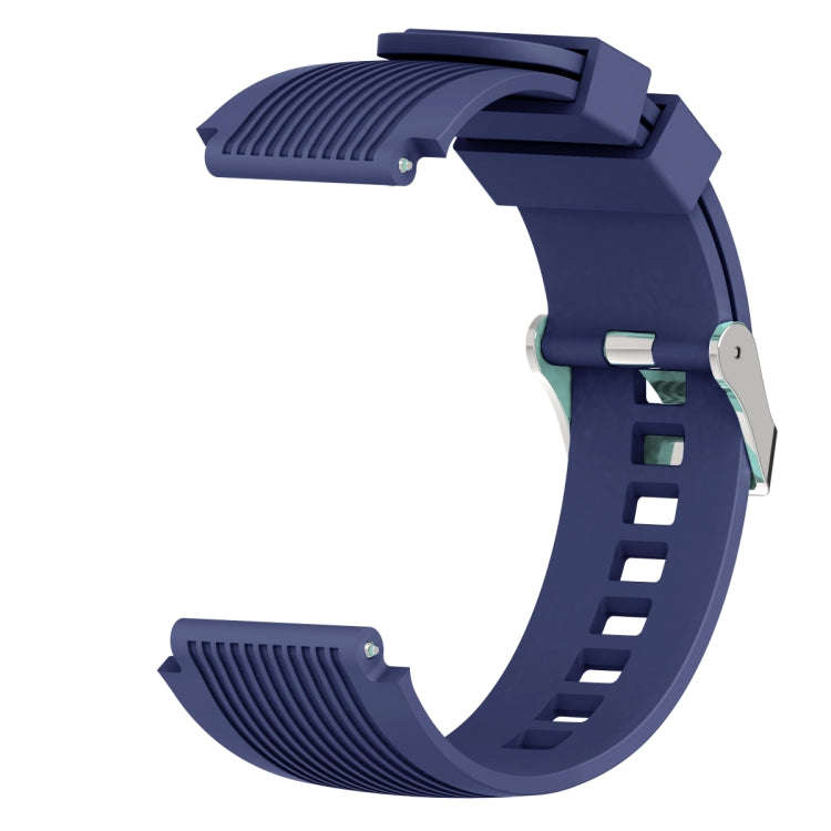 Vertical Grain Watch Band for Galaxy Watch 46mm(Dark Blue)