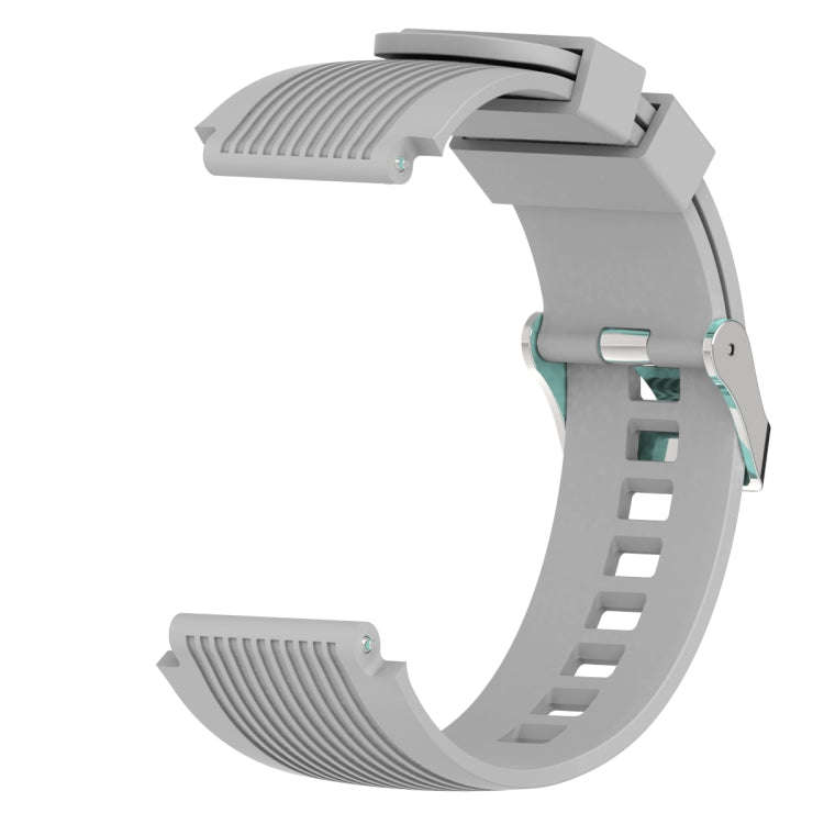 Vertical Grain Watch Band for Galaxy Watch 46mm(Grey)