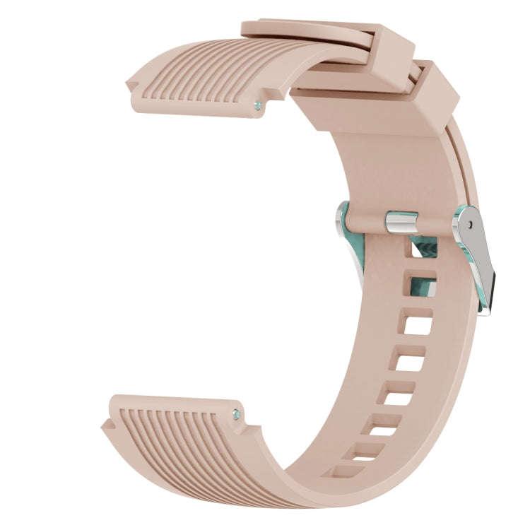 Vertical Grain Watch Band for Galaxy Watch 46mm(Khaki)