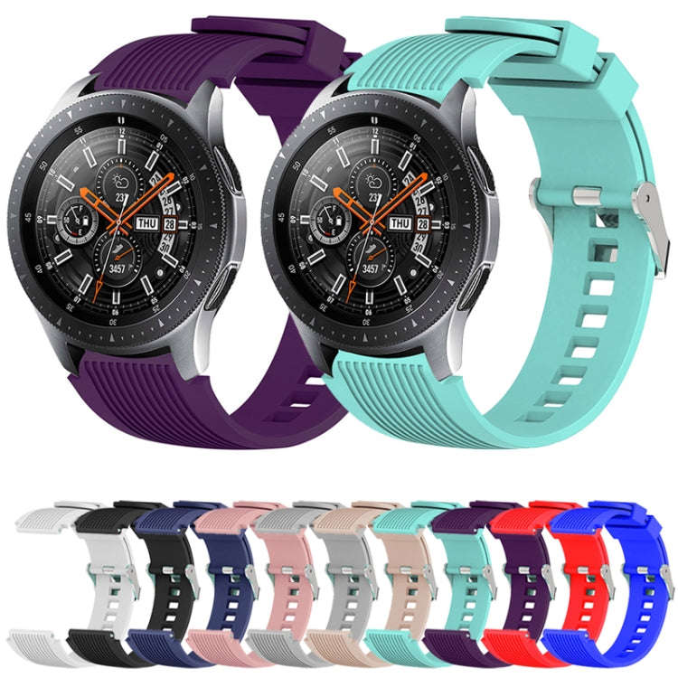 Vertical Grain Watch Band for Galaxy Watch 46mm(Red)