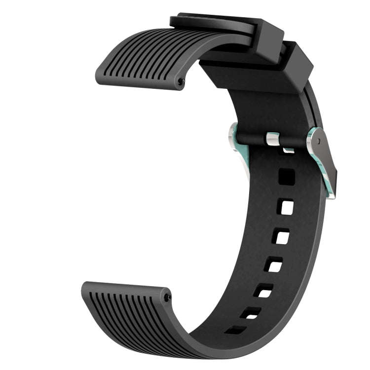 Vertical Grain Watch Band for Galaxy Watch 42mm(Black)