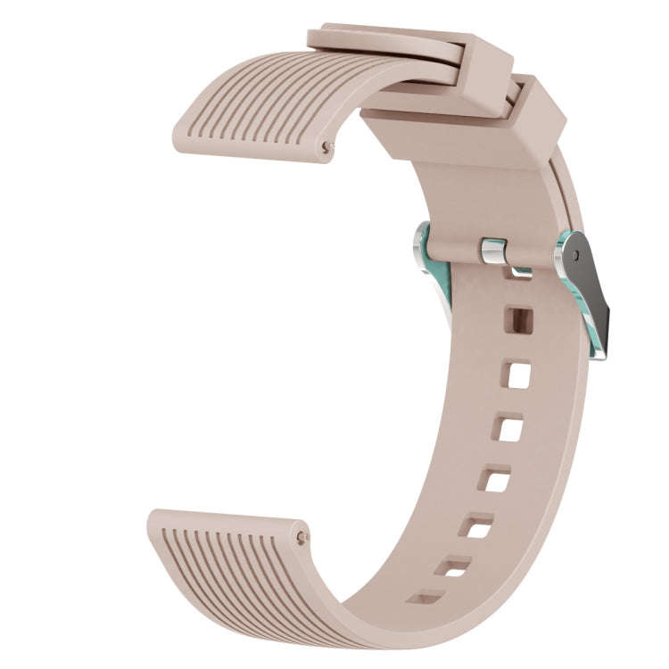 Vertical Grain Watch Band for Galaxy Watch 42mm(Khaki)