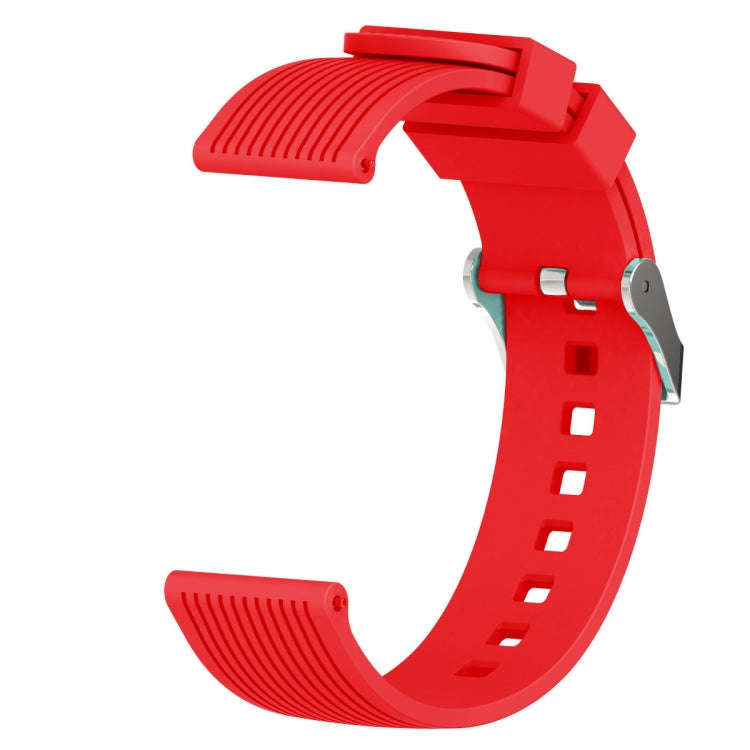 Vertical Grain Watch Band for Galaxy Watch 42mm(Red)