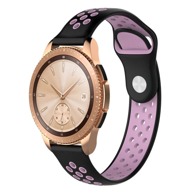 Double Color Watch Band for Galaxy Watch 42mm(Black)