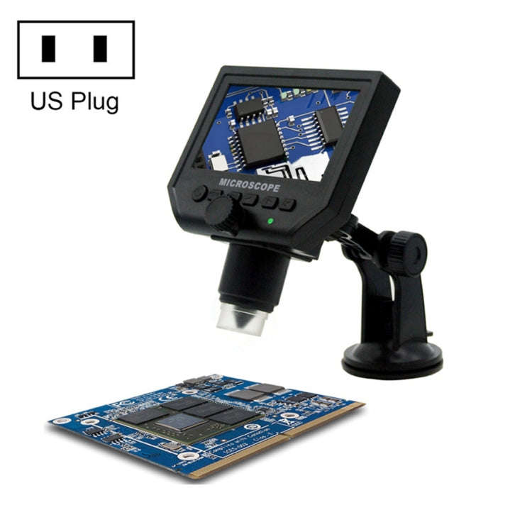 G600 600X 3.6MP 4.3 inch HD LCD Display USB Charging Portable Digital Microscope with LED Light, ...