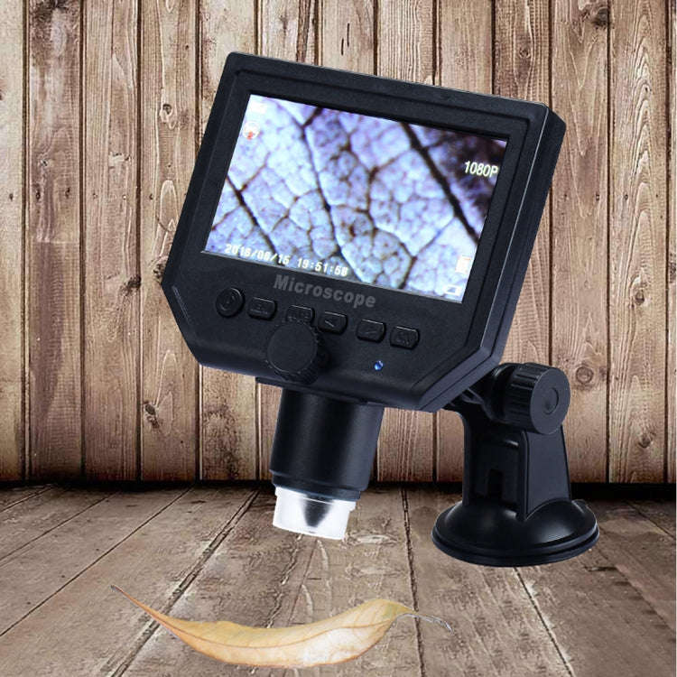 G600 600X 3.6MP 4.3 inch HD LCD Display USB Charging Portable Digital Microscope with LED Light, ...