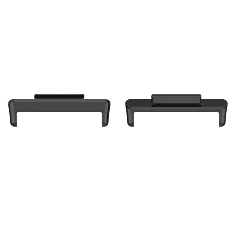 For Huawei Watch Fit 2 2 in 1 Metal Watch Band Connectors (Black)