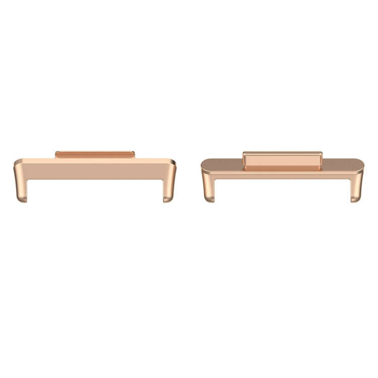 For Huawei Watch Fit 2 2 in 1 Metal Watch Band Connectors (Rose Gold)