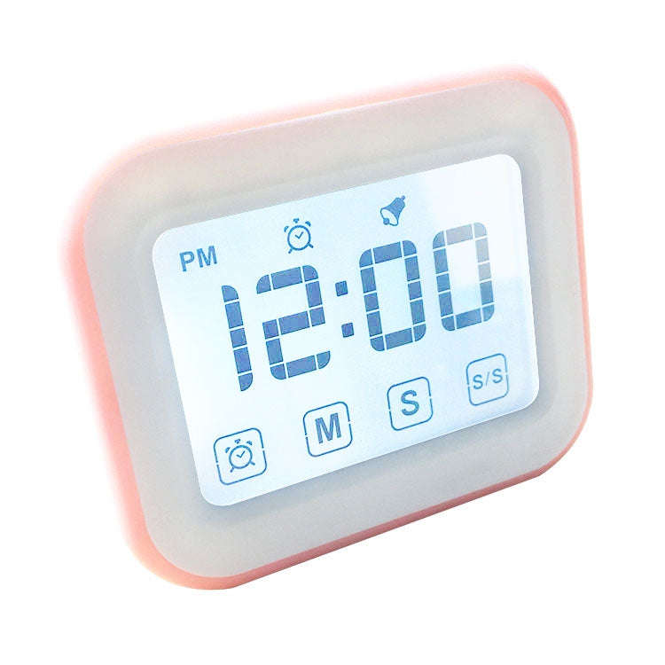 Kitchen Timer Digital Alarm Clock Large LCD Touch Screen Come with Night Light for Cooking Baking...
