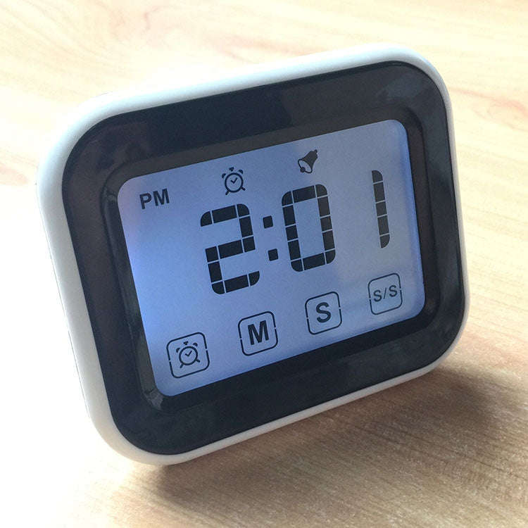 Kitchen Timer Digital Alarm Clock Large LCD Touch Screen Come with Night Light for Cooking Baking...