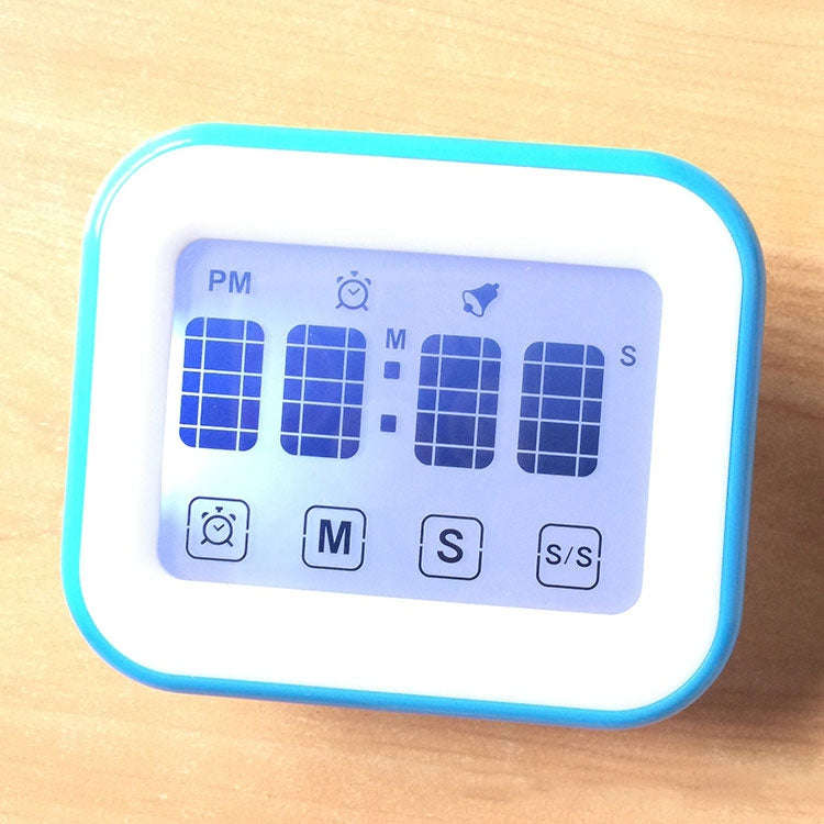 Kitchen Timer Digital Alarm Clock Large LCD Touch Screen Come with Night Light for Cooking Baking...
