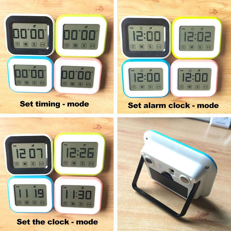 Kitchen Timer Digital Alarm Clock Large LCD Touch Screen Come with Night Light for Cooking Baking...