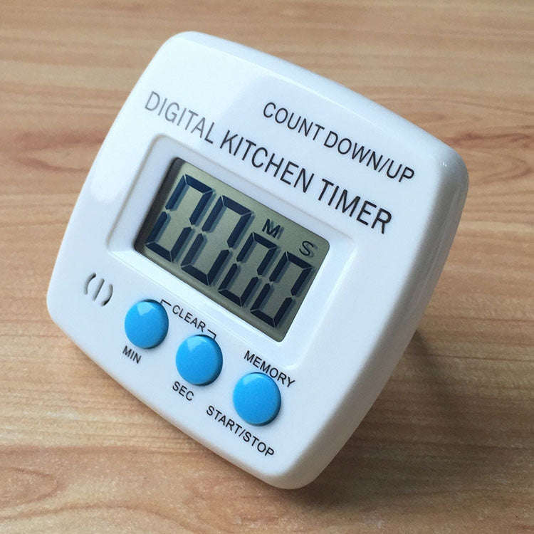 Kitchen Timer Digital Electronic Loud Alarm Magnetic Backing With Holder for Cooking Baking Sport...