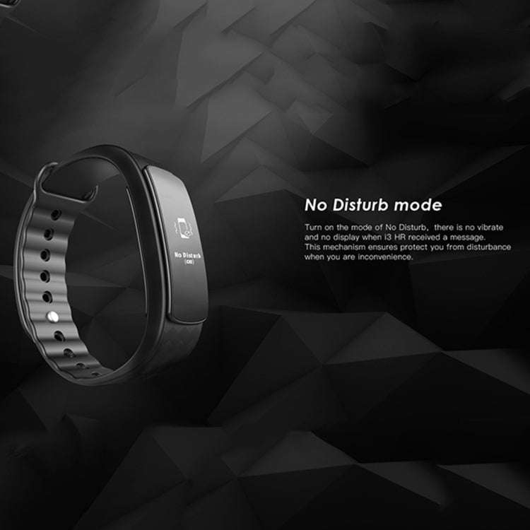 IWOWN i3 HR 0.96 inch OLED Display Bluetooth 4.0 Smart Bracelet, Support Call / Message Display,T...