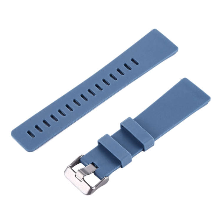 For Fitbit Versa / Versa 2 Simple Fashion Silicone Watch Band(Blue)