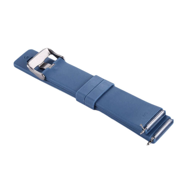 For Fitbit Versa / Versa 2 Simple Fashion Silicone Watch Band(Blue)