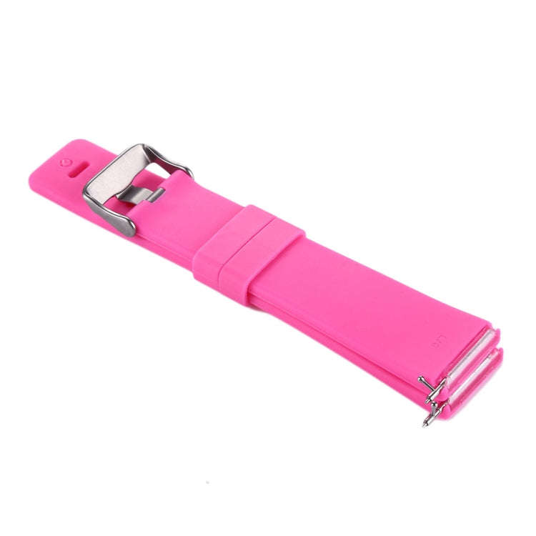 For Fitbit Versa / Versa 2 Simple Fashion Silicone Watch Band(Magenta)