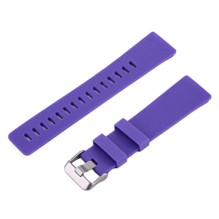 For Fitbit Versa / Versa 2 Simple Fashion Silicone Watch Band(Purple)