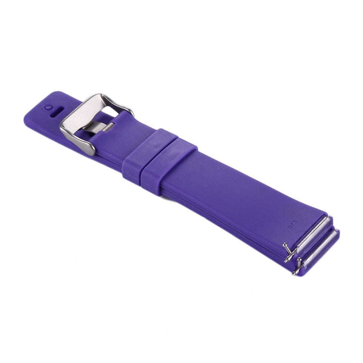 For Fitbit Versa / Versa 2 Simple Fashion Silicone Watch Band(Purple)