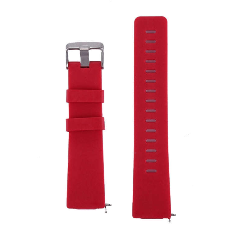 For Fitbit Versa / Versa 2 Simple Fashion Silicone Watch Band(Red)