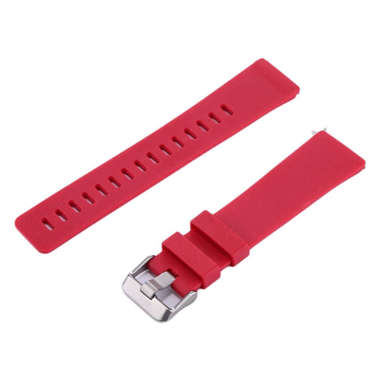 For Fitbit Versa / Versa 2 Simple Fashion Silicone Watch Band(Red)