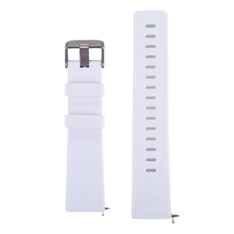 For Fitbit Versa / Versa 2 Simple Fashion Silicone Watch Band(White)