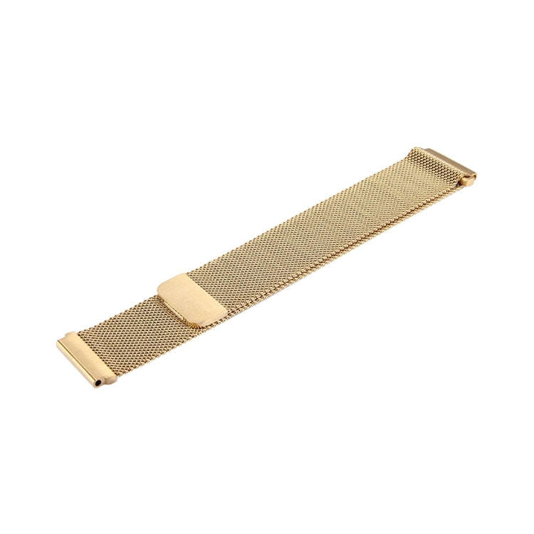 For Samsung Gear S3 Classic Milanese Loop Magnetic Stainless Steel Watchband(Gold)
