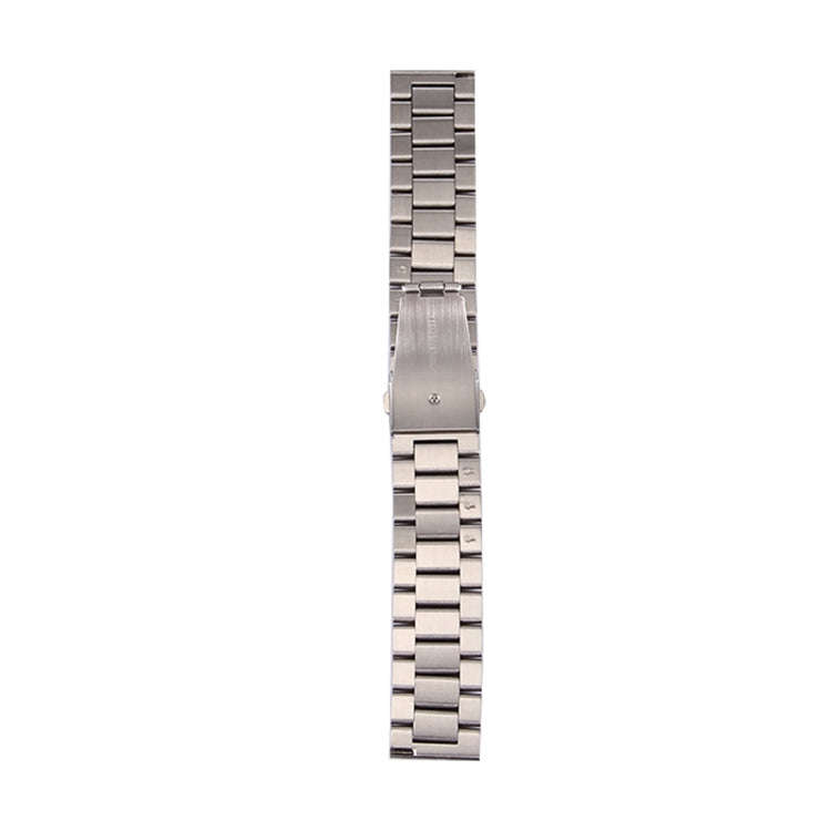 For Samsung Gear S3 Classic Smart Watch Butterfly Buckle 3 Beads Stainless Steel Watchband(Silver)