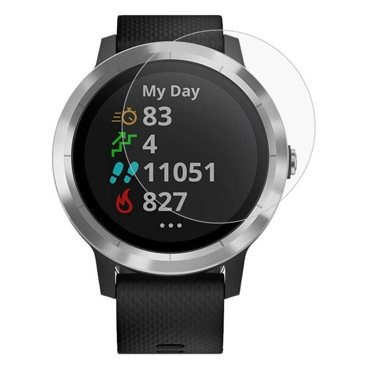 ENKAY Hat-Prince 0.2mm 9H 2.15D Curved Edge Tempered Glass Film for Garmin Vivoactive 3 trainer
