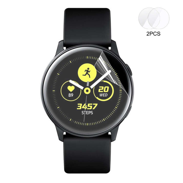 2 PCS ENKAY Hat-Prince Full Screen Coverage Without Warping Edge TPU Soft Film for Galaxy Watch A...