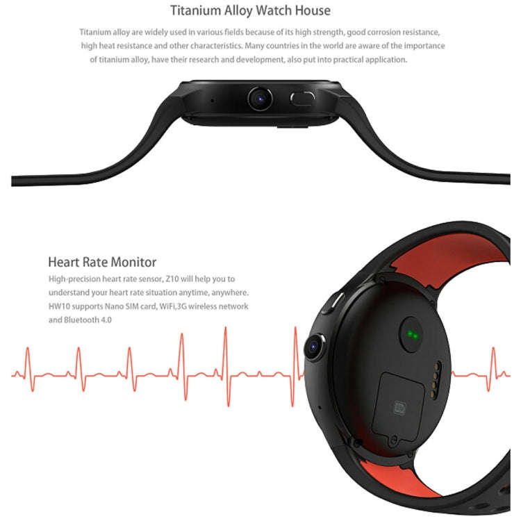 Z10 400*400 Pixel AMOLED 1.39 Inch Round Touch Screen Display Smart Watch, IP54 Waterproof, Suppo...