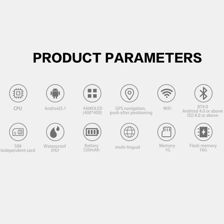 S3 1.39 inch OLED Screen Display Bluetooth Smart Watch, IP67 Waterproof, Support Compass / Heart ...