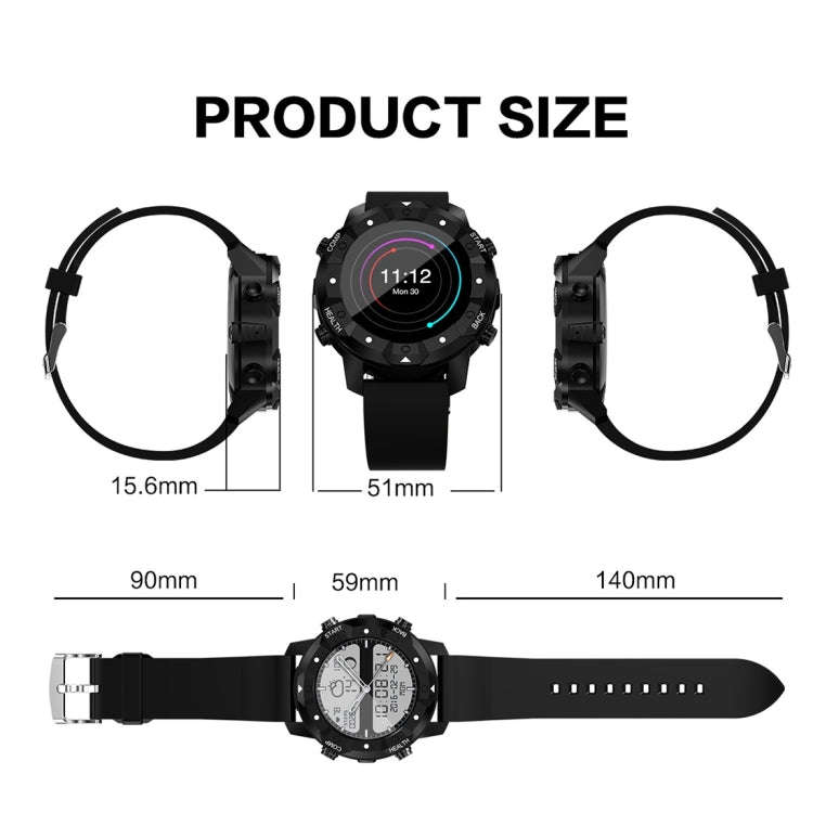 S3 1.39 inch OLED Screen Display Bluetooth Smart Watch, IP67 Waterproof, Support Compass / Heart ...